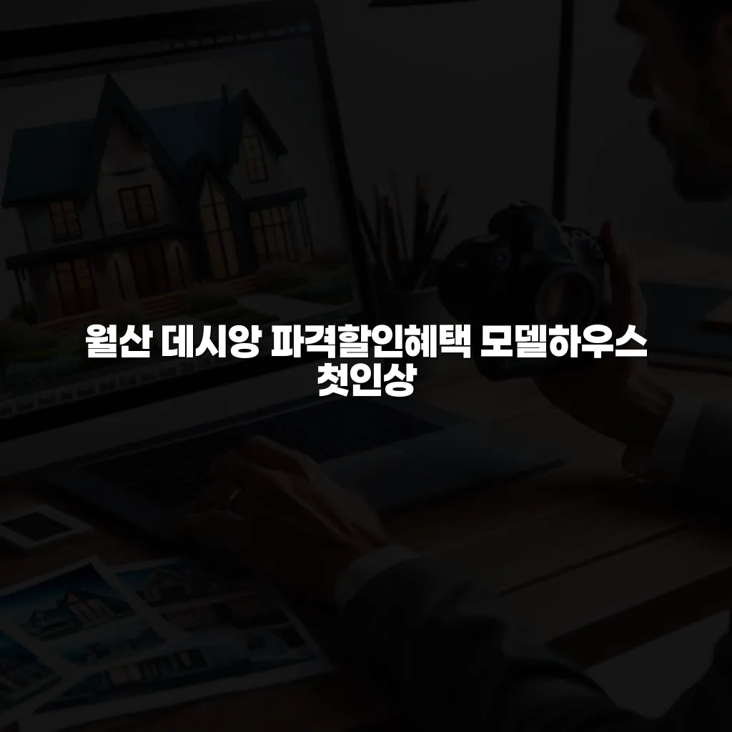 월산 데시앙 파격할인혜택 모델하우스 탐방기